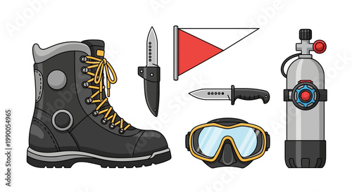 Scuba diving equipment and tools