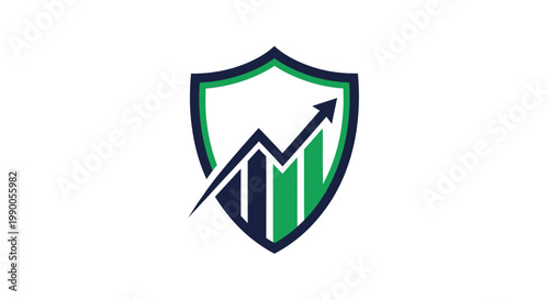 Financial Security Growth Shield Concept