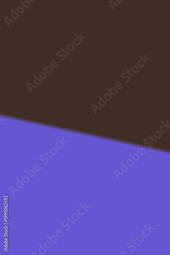 Minimalist horizontal duo-tone background in dark chocolate brown and purple.