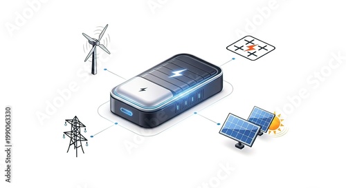 Smart energy management system technology.