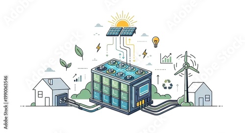 Sustainable energy for eco friendly homes.