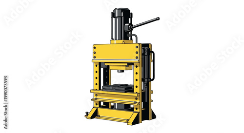 Hydraulic metal sheet cutting machine tool.