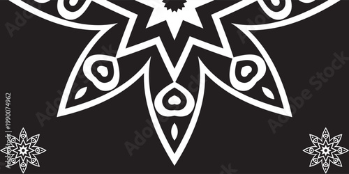 Indian Traditional and Cultural Rangoli, Alpona, Kolam, or Paisley vector line art. Bengal art India. for textile printing, logo, wallpaper