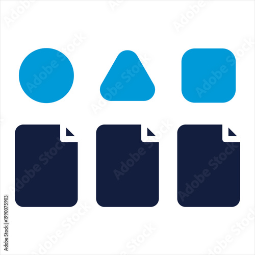 Classification Single Icon Glyph Color