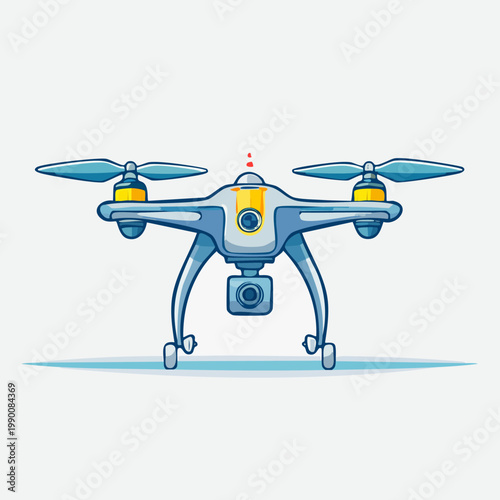 Modern drone technology captures aerial views with advanced features.