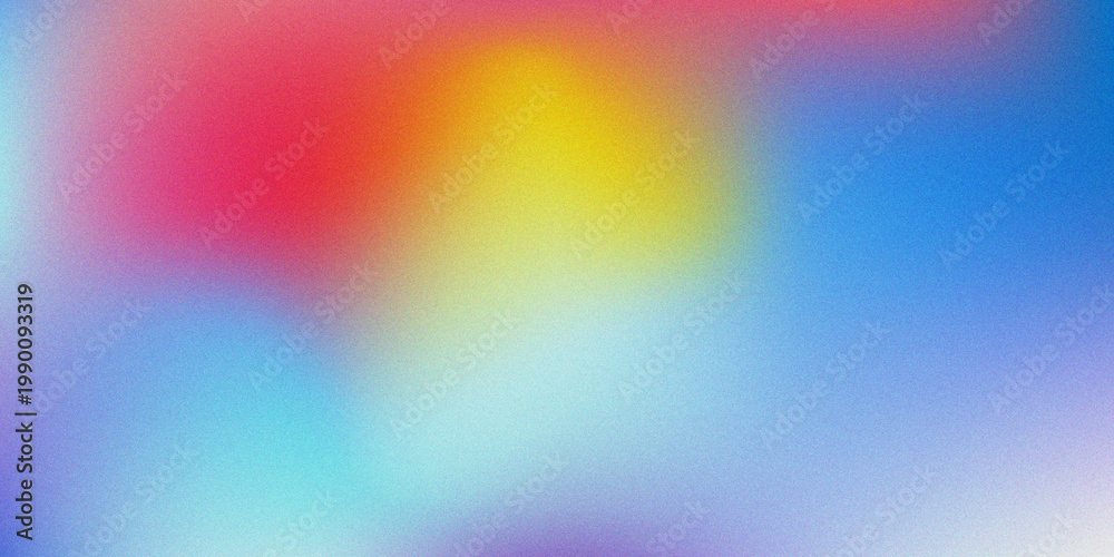 Obraz premium A vibrant abstract gradient background featuring blends of red yellow and blue hues
