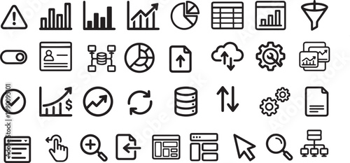 SaaS Business Infographic Icons