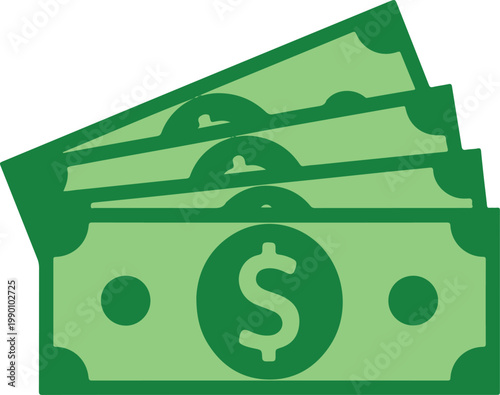 stack of paper money with dollar symbol