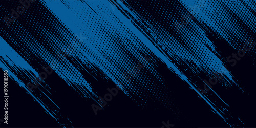 Dots halftone white and blue color pattern gradient grunge texture background. Dots pop art comics sport style. abstract grunge background.