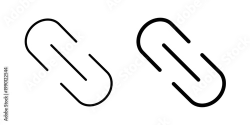 Link iconLink icon in solid fill style, displayed on a white background in black color. Represents hyperlinks, connections, and sharing. Ideal for websites, apps, and user interface elements related t