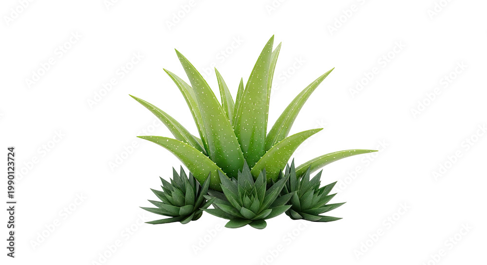 Fototapeta premium Aloe Vera Plant Collection