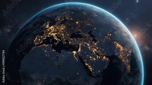 earth in space