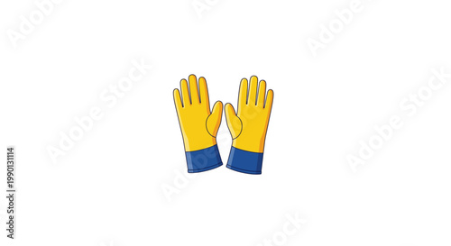 Illustration of two raised yellow hands with blue cuffs symbolizing celebration or praise last 2026.