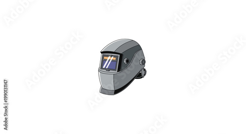 Modern welding helmet with digital display for eye protection last 2026.
