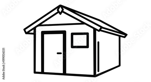 Small storage shed or simple cabin