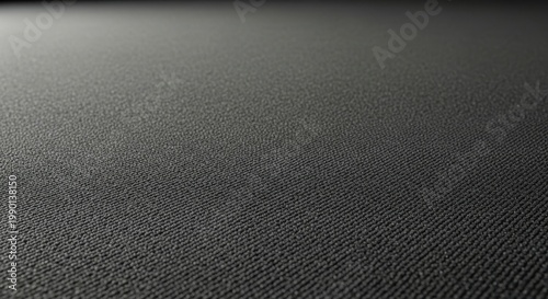 Detailed Close-Up of Acoustically Treated Gray Carpet Flooring Showing Sound Absorbing Texture