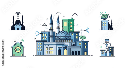 Smart City Technology: Modern Urban Life, Connectivity, and Renewable Energy