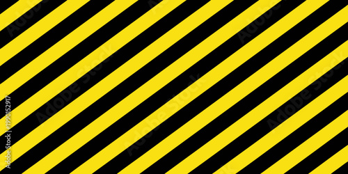 Diagonal yellow and black hazard stripes for industrial safety warning