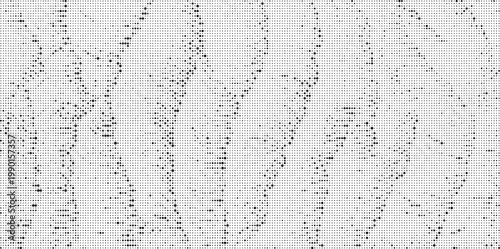 Abstract Halftone Wave Dot Pattern Background .