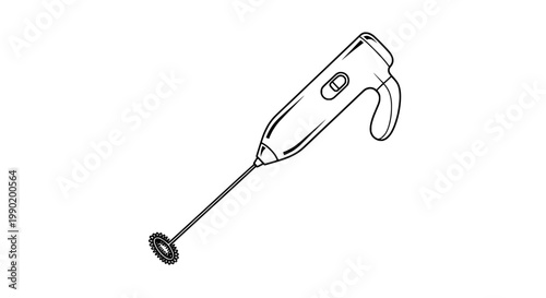 Hammer hand tool icon with claw end and textured head, simple line art style for repair, construction and DIY projects