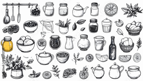 set of vector icons