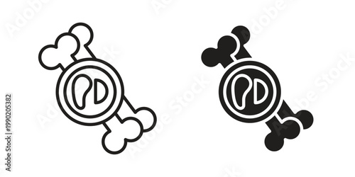 Multiple myeloma icon concept design set. Icon Element For Design