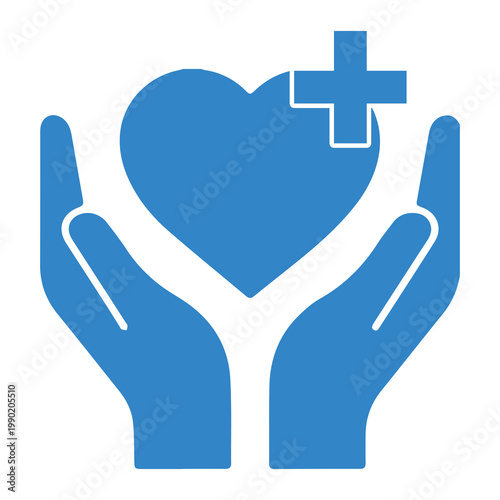 09. Love Sign In Two Hands Healthcare Help Icon.eps