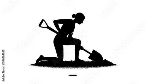 silhouette of a woman