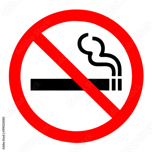 no smoking sign illustration vector