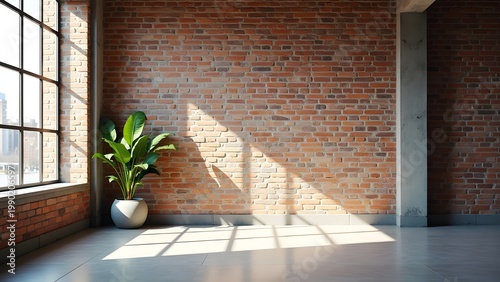 Rustic Old Brick Masonry Wall