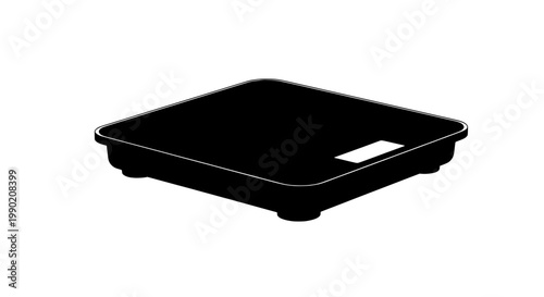 Knife combat training double-edged blade icon on tray with bold outline, monochrome vector style for tactical game UI