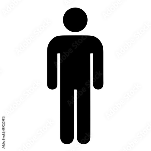 man toilet illustration vector 