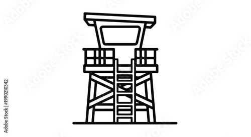 Small lookout tower or observation deck