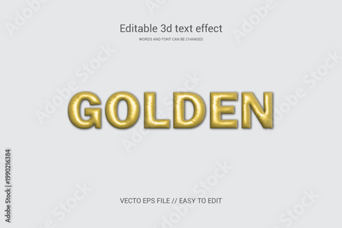Creative Bold 3D Text Style with Fully Editable Layers