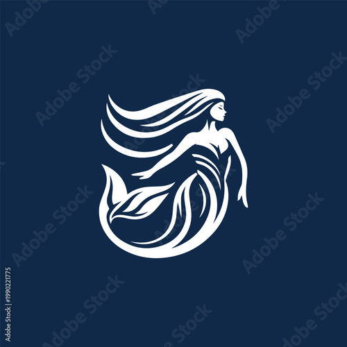 Warrior Mermaid Logo