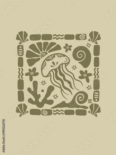 Jellyfish Sea Creature Ocean Animal.