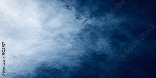 A serene blue nature cloudscape background features soft white clouds and abstract light textures for a heavenly weather backdrop