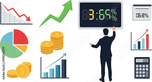 Business Finance Growth Concept.