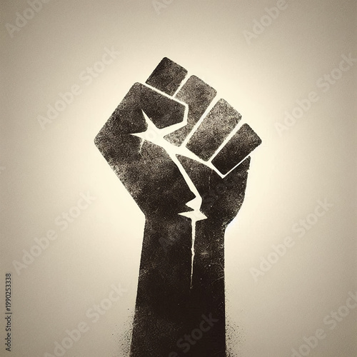 Grain-Raised Hand of Unspoken Defiance