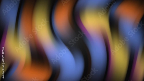 Colorful Wavy Abstract Background with Smooth Liquid Motion and Vibrant Dynamic Texture