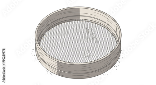 Sieve for Soil Analysis with Fine Mesh, Laboratory Equipment