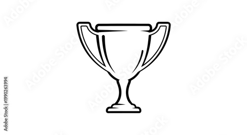 Trophy Cup Award Winner Symbol.