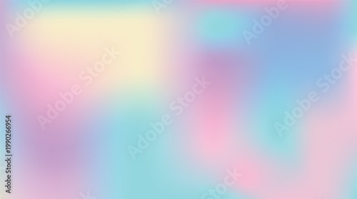 Soft Pastel Iridescent Holographic Gradient Abstract Background