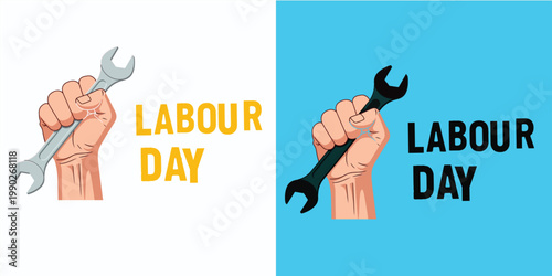 Labor day celebration tools workers honoring the american workforce