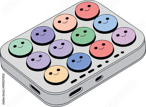 Adobe Illustrator Artwork  fun midi controller pad 