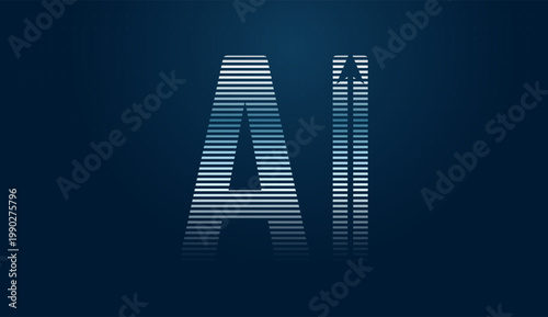 Business visual uses a soaring Blue arrow to denote rapid scaling and breakthrough AI results in digital Finance. and Blue elements and a soaring arrow