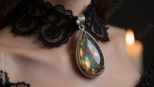 Gothic Lace and Polished Whitby Jet Editorial