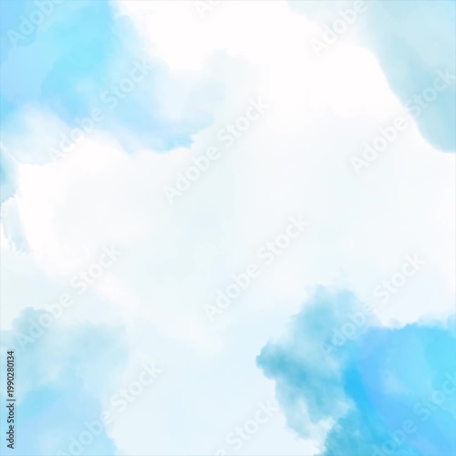 Blue Watercolor Background Animation