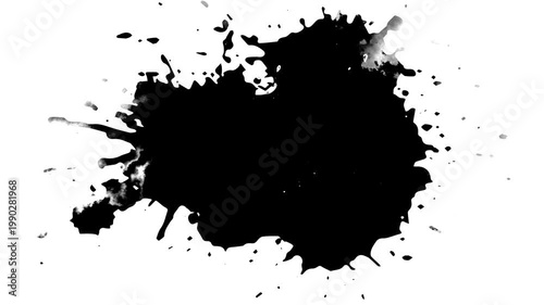 ink transition splatter blot spreading left to right turbulent moving, Ink brush stroke transition. Abstract ink brush slow.
ink drop spreading animation, 4k overlay with alpha channel.