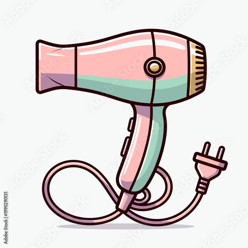 Get ready to shine with this stylish hair dryer, blending vintage charm and modern design for all your hairstyling needs!